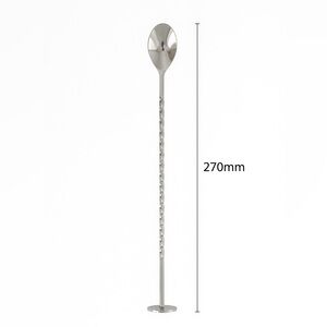 Stylish Silver Cocktail Stirring Spoon